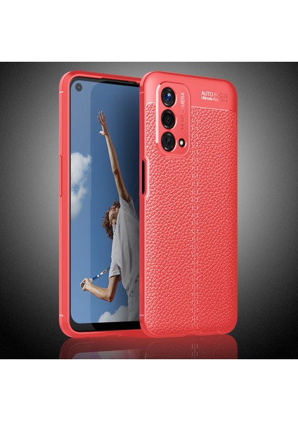puluz Oneplus Nord N200 5G Litchi Doku Tpu Kılıf Için Kırmızı (Yurt Dışından) fiyatları