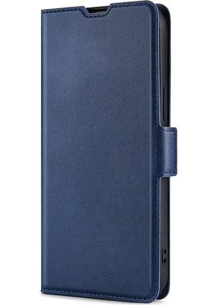 Zte Axon 30 Pro Için Kapaklı Telefon Kılıfı - Mavi (Yurt Dışından)