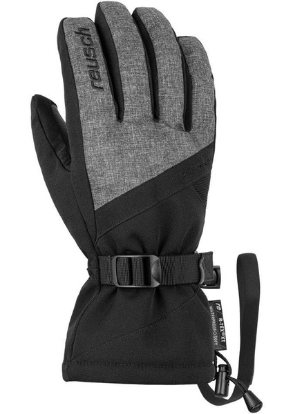 Outset R-Tex Xt Softshell Erkek Snowboard Eldiveni Gri/siyah