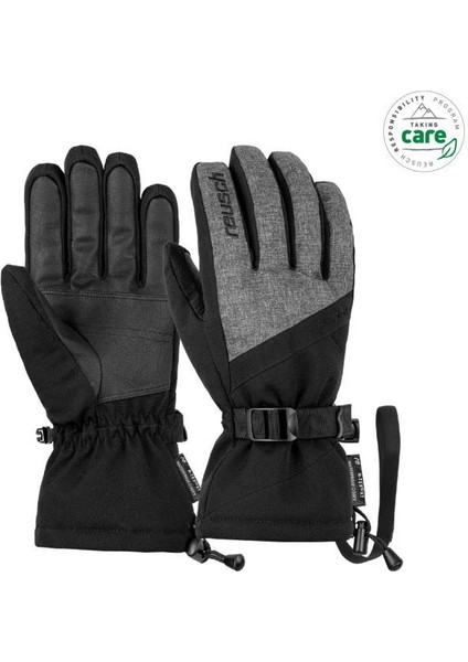 Outset R-Tex Xt Softshell Erkek Snowboard Eldiveni Gri/siyah