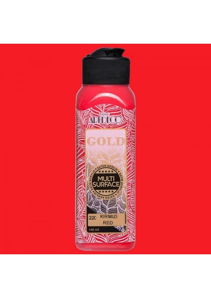 Gold : Multi-Surface Akrilik Boya : 140 ml : Kırmızı 220 fiyatları