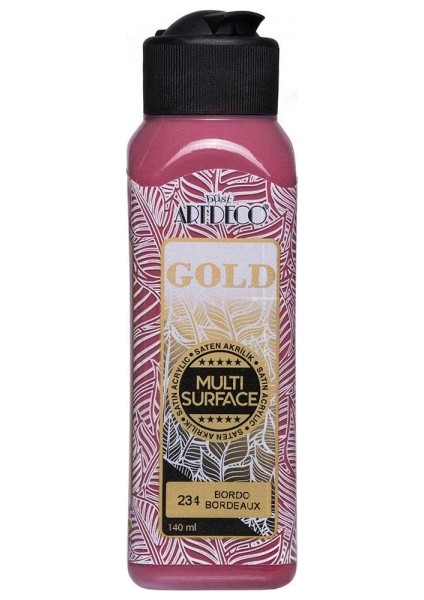 Gold : Multi-Surface Akrilik Boya : 140 ml : Bordo 234