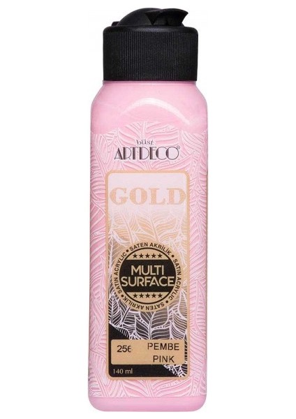 Gold : Multi-Surface Akrilik Boya : 140 ml : Pembe 256