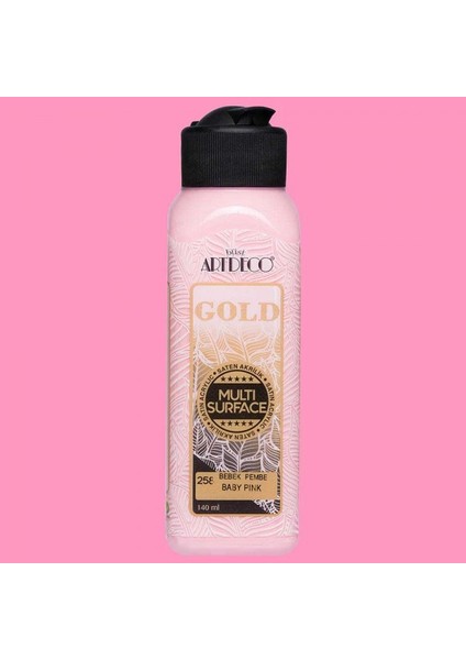 Gold : Multi-Surface Akrilik Boya : 140 ml : Bebek Pembe 258 fiyatları