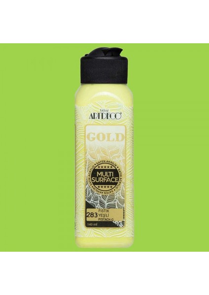 Gold : Multi-Surface Akrilik Boya : 140 ml : Fıstık Yeşili 283 fiyatları