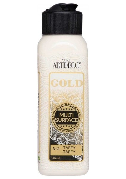 Gold : Multi-Surface Akrilik Boya : 140 ml : Taffy 312