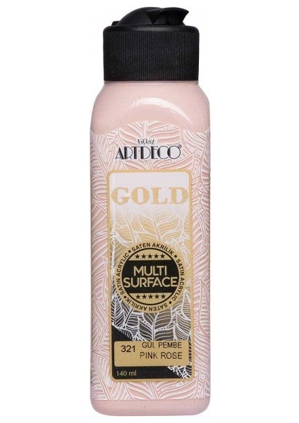 Gold : Multi-Surface Akrilik Boya : 140 ml : Gül Pembe 321