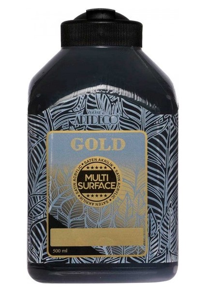 Gold : Multi-Surface Akrilik Boya : 500 ml : Siyah 360