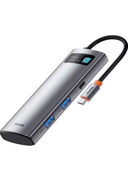 Metal Gleam 7in1 Multifonksiyonel Hub Dock Station