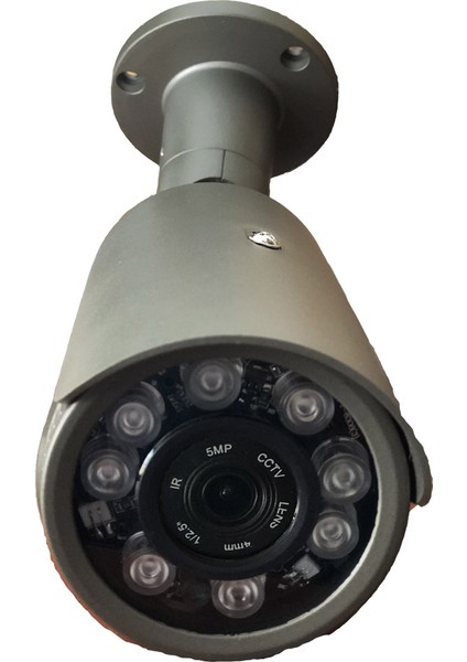 3 Kameralı Yüz Tanımalı Hareket Algılayan 5 MP Lens 8 Süper King LED Metal Kasa Güvenlik Kamerası Seti BS_3SK8 modelleri