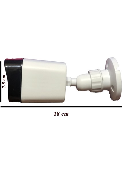 6 Kameralı Yüz Tanımalı Hareket Algılayan 5 MP Lens 18 SMD LED Plastik Kasa Güvenlik Kamerası Seti BS_318 modelleri