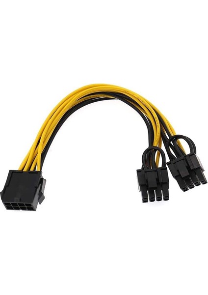 PrimeX Plus PX-4302-8 8 Pin To 2x8 Pin Psu Ekran Kartı Güç Çevirici Kablo