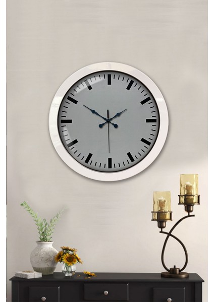 36 cm Beyaz Metal Sayısız Duvar Saati fiyatları