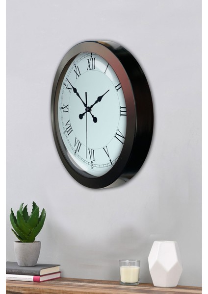 36 cm Siyah Metal Retro Duvar Saati modelleri