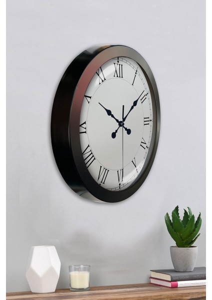 36 cm Siyah Metal Retro Duvar Saati fırsatları
