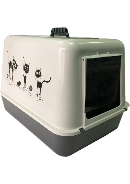 Lüks Kapalı Kedi Tuvaleti