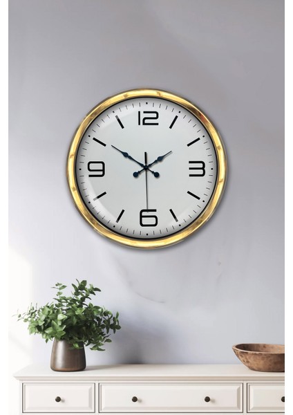 40 cm Gold Metal Klasik Duvar Saati fiyatları