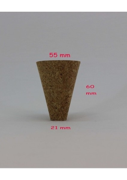 Damacana Için Büyük Mantar Tıpası 55*21*60 mm 1 Adet