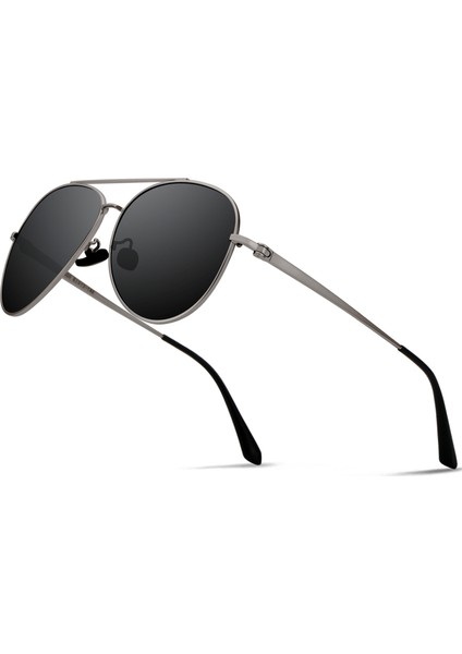 Aviator Erkek Güneş Gözlüğü - Polarize UV400 Lens (Yurt Dışından)