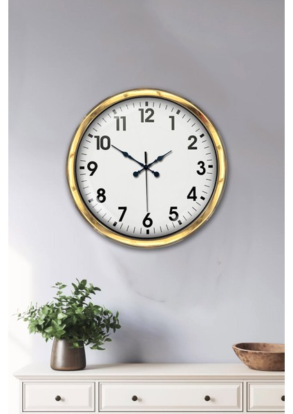 40 cm Gold Metal Klasik Duvar Saati fiyatları