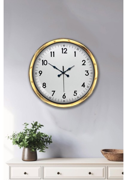 40 cm Gold Metal Klasik Duvar Saati fiyatları