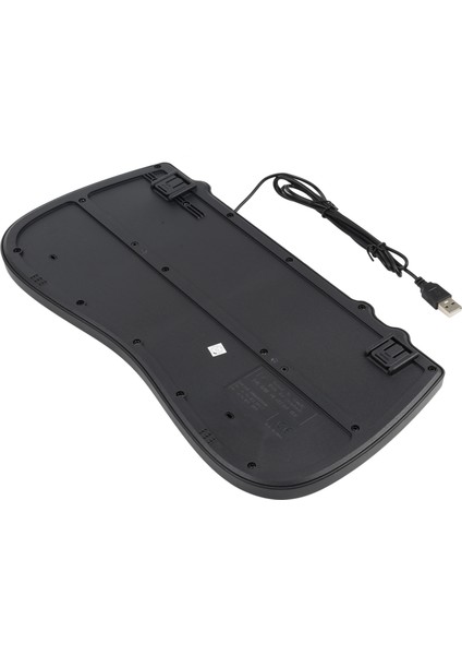 KB-301B Mini Kablolu Klavye, Ingilizce Sürüm Siyah (Yurt Dışından)