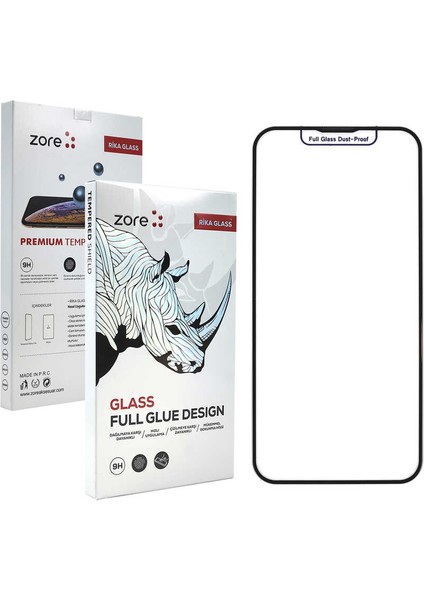 Apple iPhone 13 Pro Max Premium Cam Ekran Koruyucu Siyah