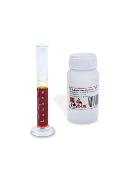 Metil Kırmızısı Çözeltisi 250 ml Amb.