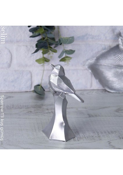 Sparrow 1'li Kuş Gümüş