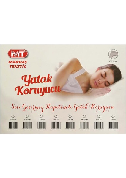 Kapitone Fitted Sıvı Geçirmez Battal Çift Kişilik Alez (200X200)