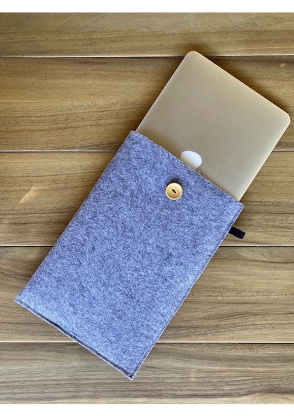 Handmade MacBook Pro Kılıf Çanta 16'' Için - Gri