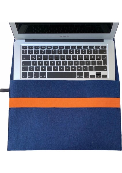 Handmade MacBook Pro Kılıf Çanta 16'' Için - Lacivert