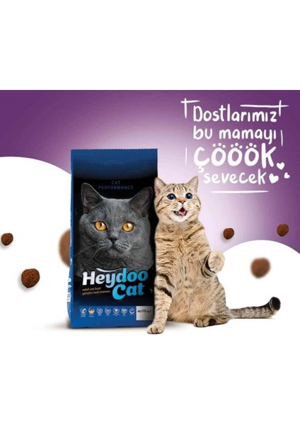 Tavuk ve Proteinli Yetişkin Kedi Maması 15 kg