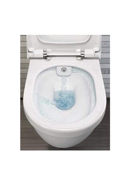 Integra Kanalsız Rimex Klozet+Vitra Duroplas Yavaş Kapak+Vitra Basmalı Iç Takım