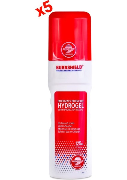 Burnshıeld 125 ml Yanık Spreyi (5 Li Paket)