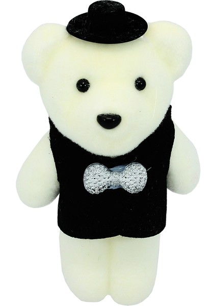 Minik Ayıcık Süs, 11cm x 6cm - Siyah - 1 Adet fırsatları