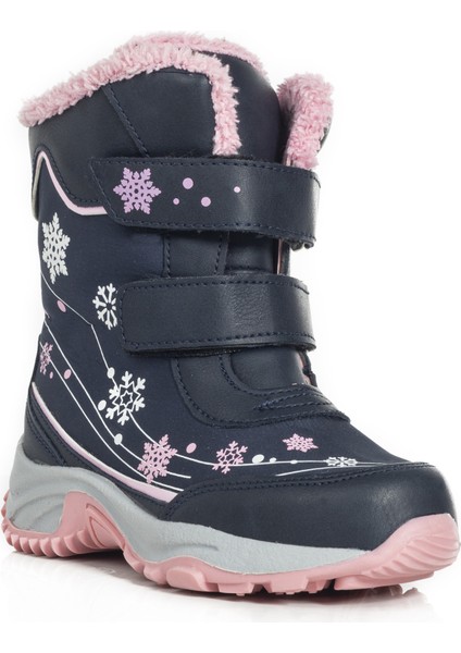 Kız Çocuk Kar Botu Trekking Kaymaz Taban Ren