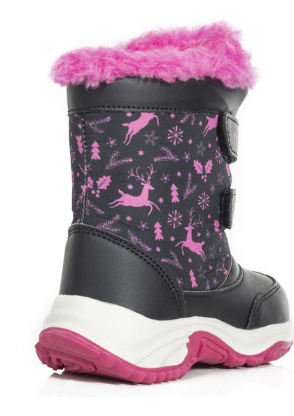 Kız Çocuk Kar Botu Trekking Kaymaz Taban Ren modelleri