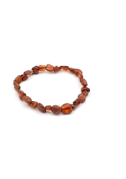 Hakiki Amorf Kesim Doğal Spessartin Garnet Bileklik 1.kalite Spessartine