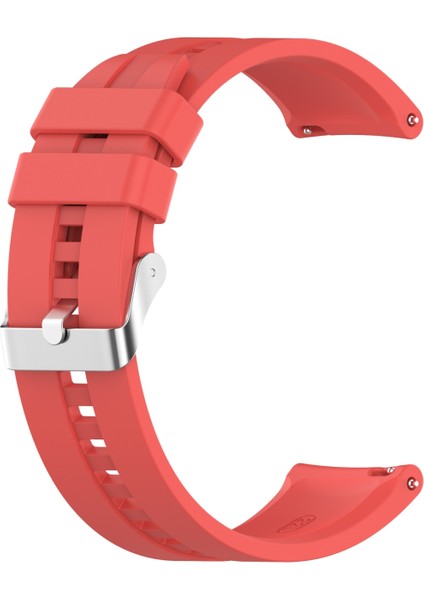 puluz Huawei Watch Gt 3 42Mm Için Silikon Kordonlu Saat Kırmızı (Yurt Dışından)