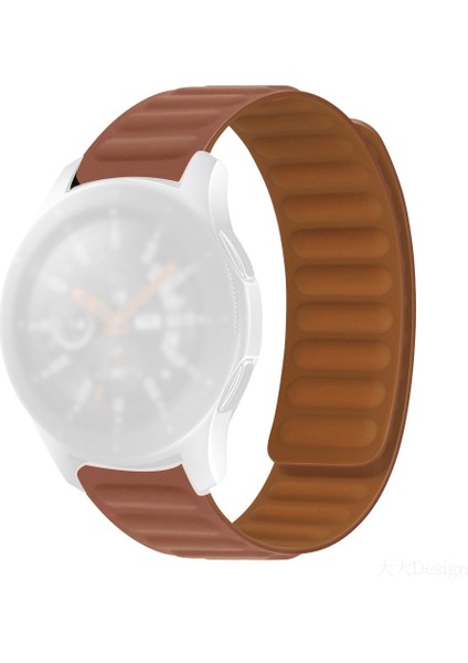 puluz Huawei Gt 2 42Mm Için Silikon Manyetik Saat Kayışı Kahverengi (Yurt Dışından)