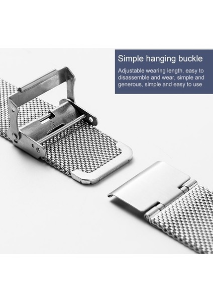 Puluz Huawei Watch 3 Için Paslanmaz Çelik Kayış - Gri (Yurt Dışından) fiyatları