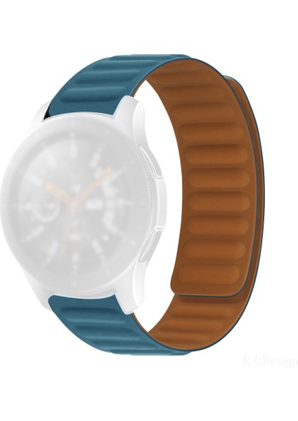 puluz Huawei Watch Gt2 Pro Için Silikon Manyetik Kayış - Mavi (Yurt Dışından)