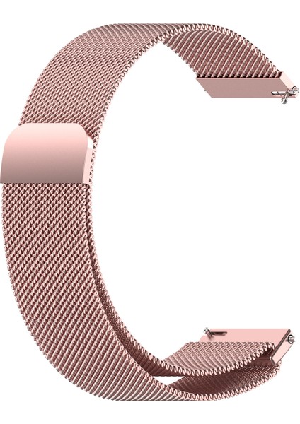 puluz Huawei Watch Gt 3 46Mm/Gt Runner Için Metal Kordonlu Saat - Pembe (Yurt Dışından)