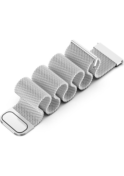 puluz Huawei Watch Gt 3 46Mm/Gt Runner Için Metal Kordonlu Saat -Gümüş (Yurt Dışından) modelleri