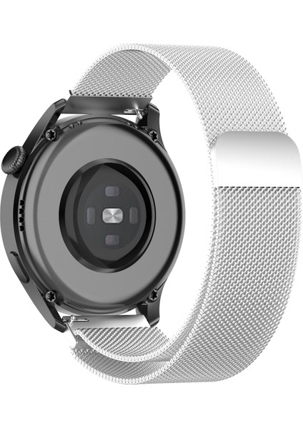 puluz Huawei Watch Gt 3 46Mm/Gt Runner Için Metal Kordonlu Saat -Gümüş (Yurt Dışından) fırsatları