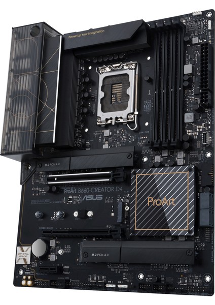 Proart B660-Creator D4 Intel B660 Lga1700 DDR4 5333 Hdmı 3X M2 Usb3.2 Aura Rgb Com 2.5Gbit + Gbit Lan Atx (Proart B660-Creator D4) Anakart