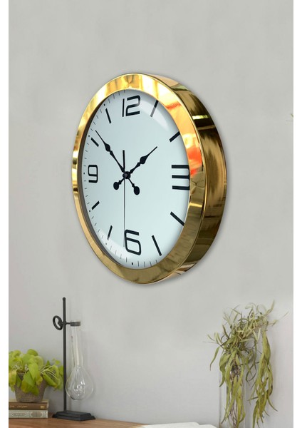 36 cm Gold Metal Klasik Duvar Saati modelleri