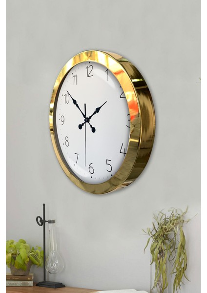 36 cm Gold Metal Klasik Duvar Saati modelleri