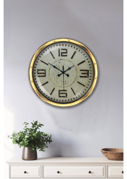 40 cm Gold Metal Retro Duvar Saati fiyatları